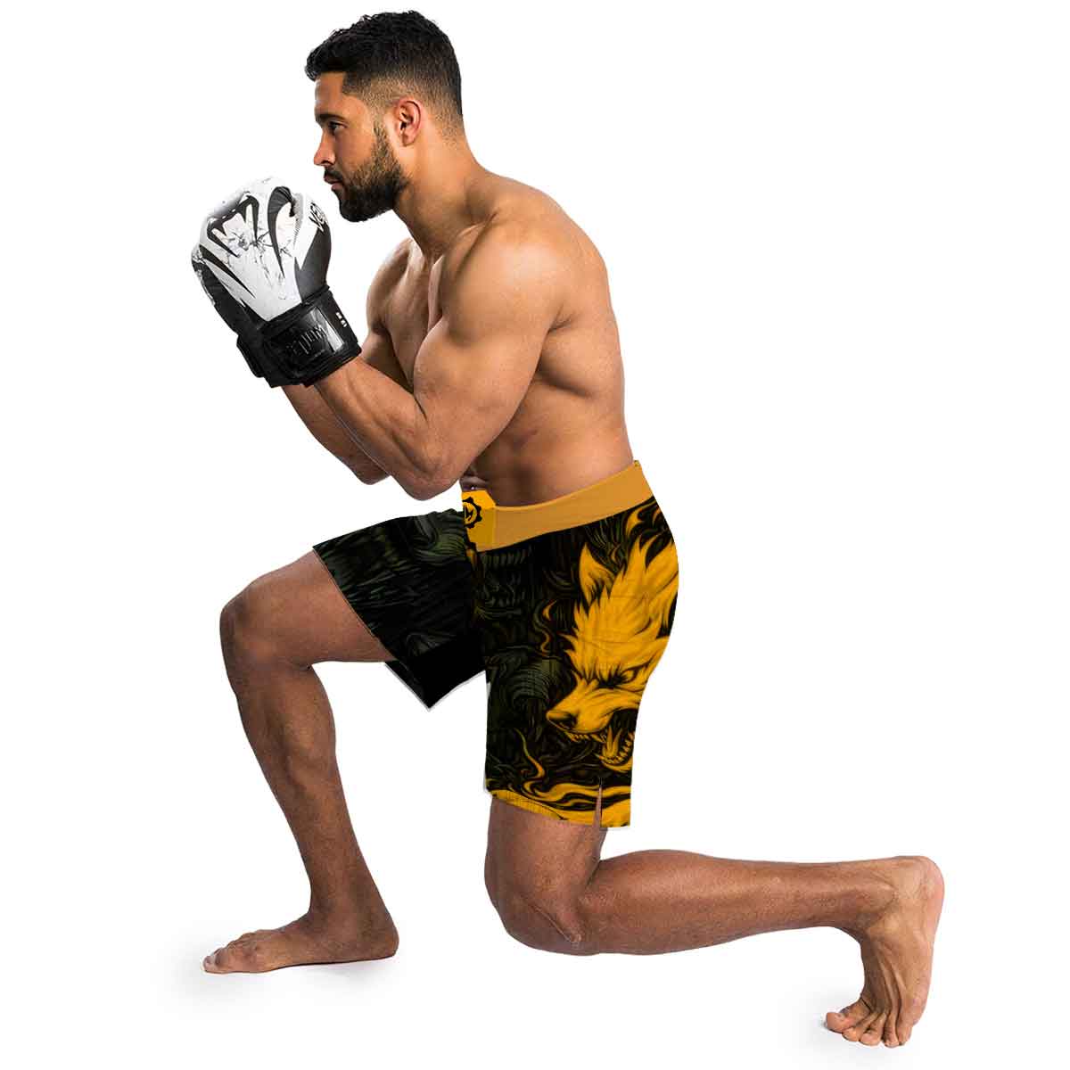 Fire Wolf Fight Shorts
