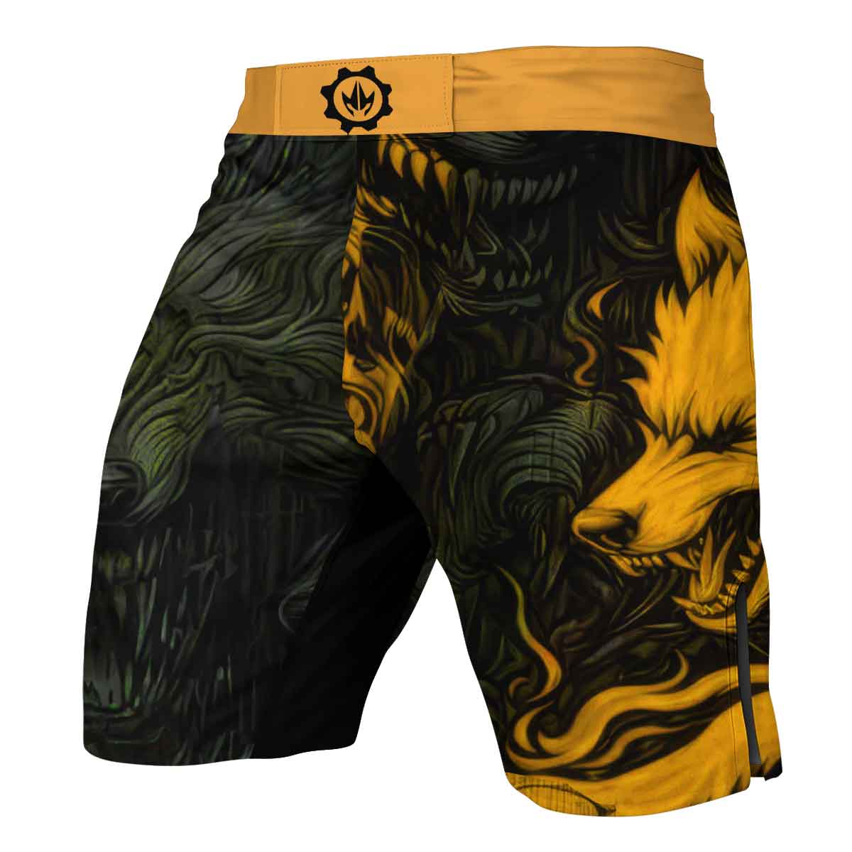 Fire Wolf Fight Shorts