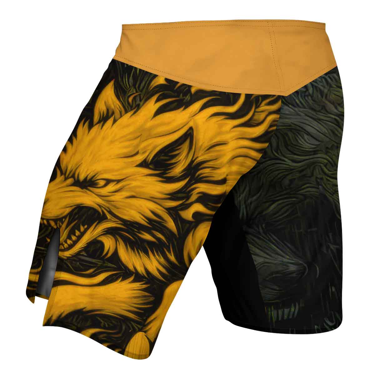 Fire Wolf Fight Shorts