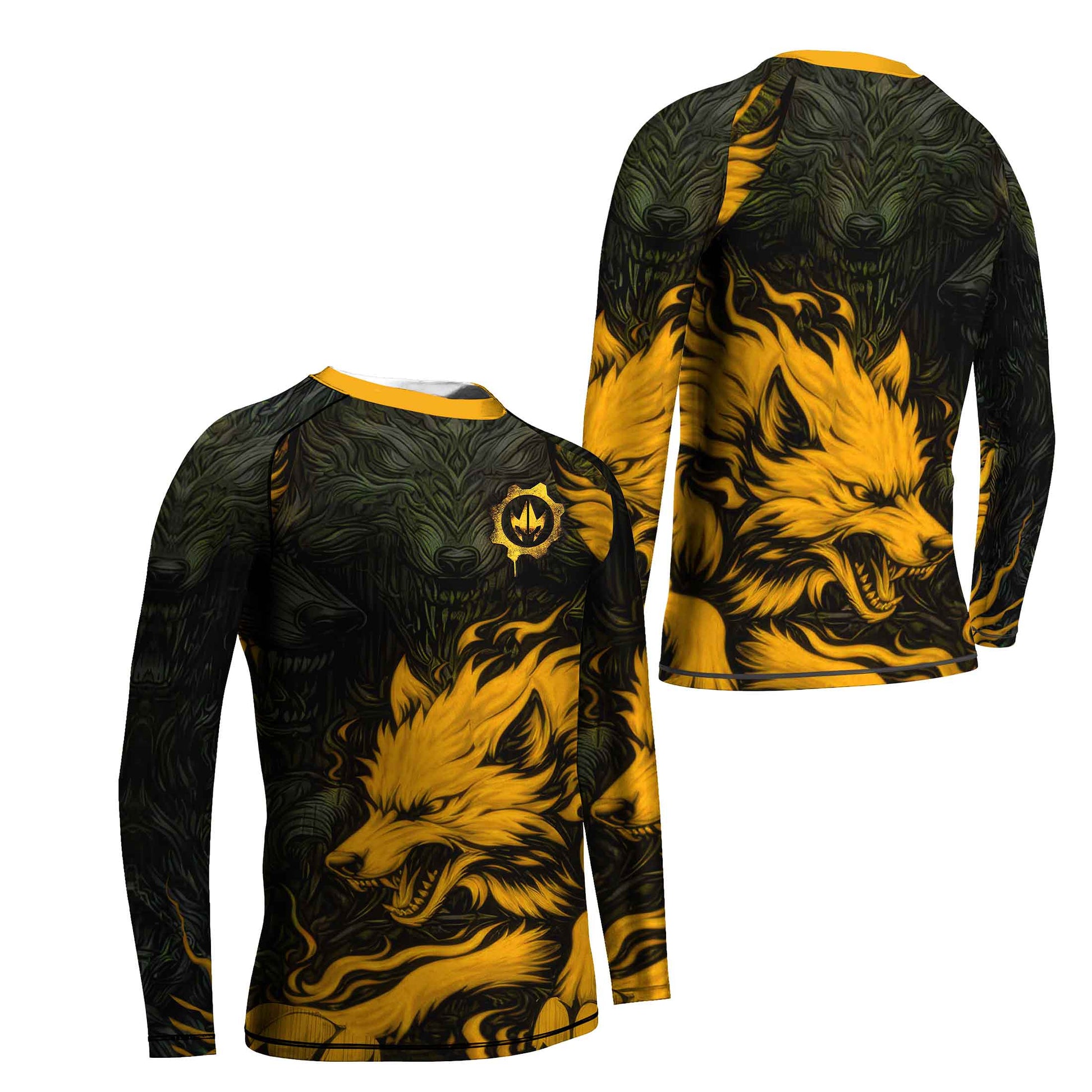 Fire Wolf Kids Rash Guard