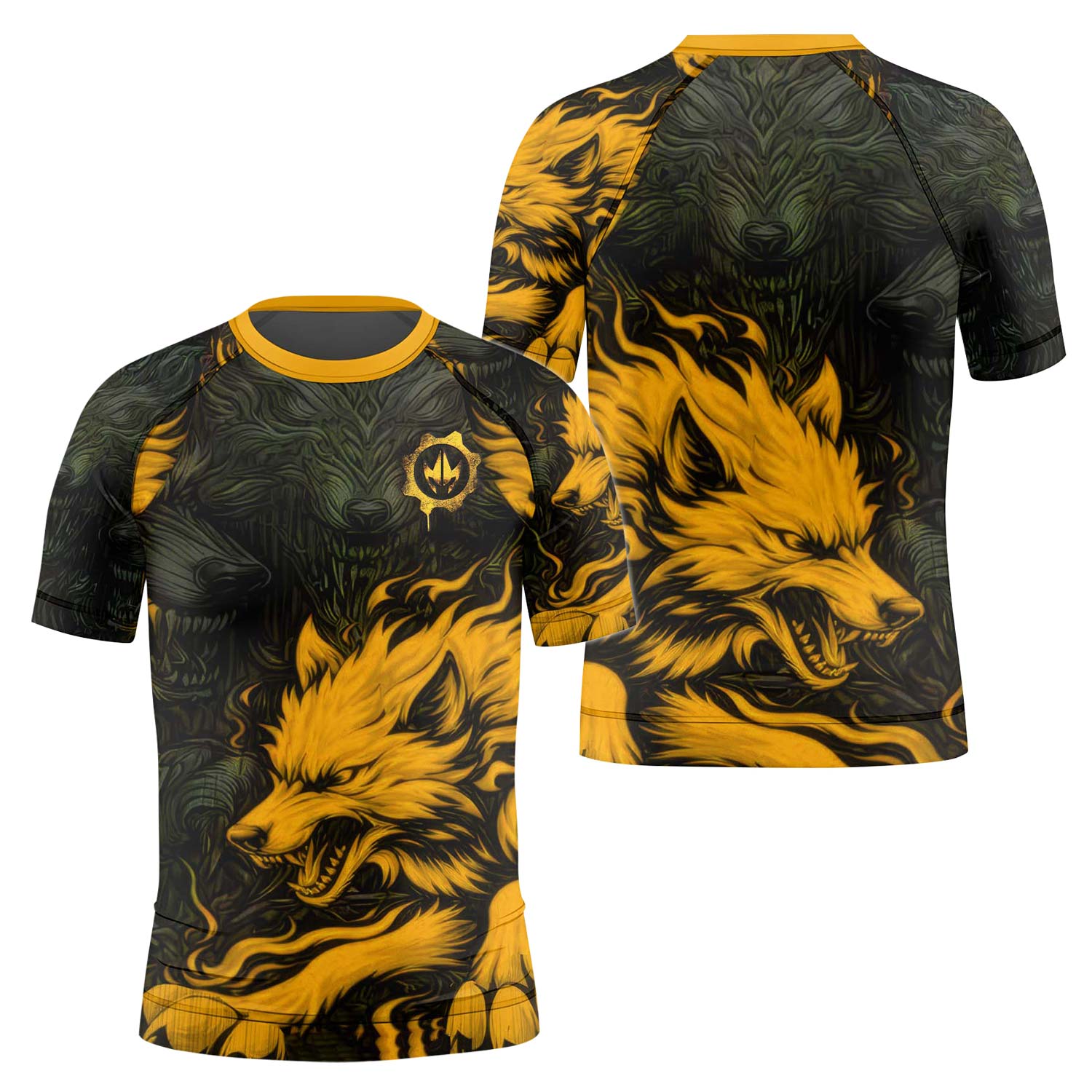 Fire Wolf Kids Rash Guard