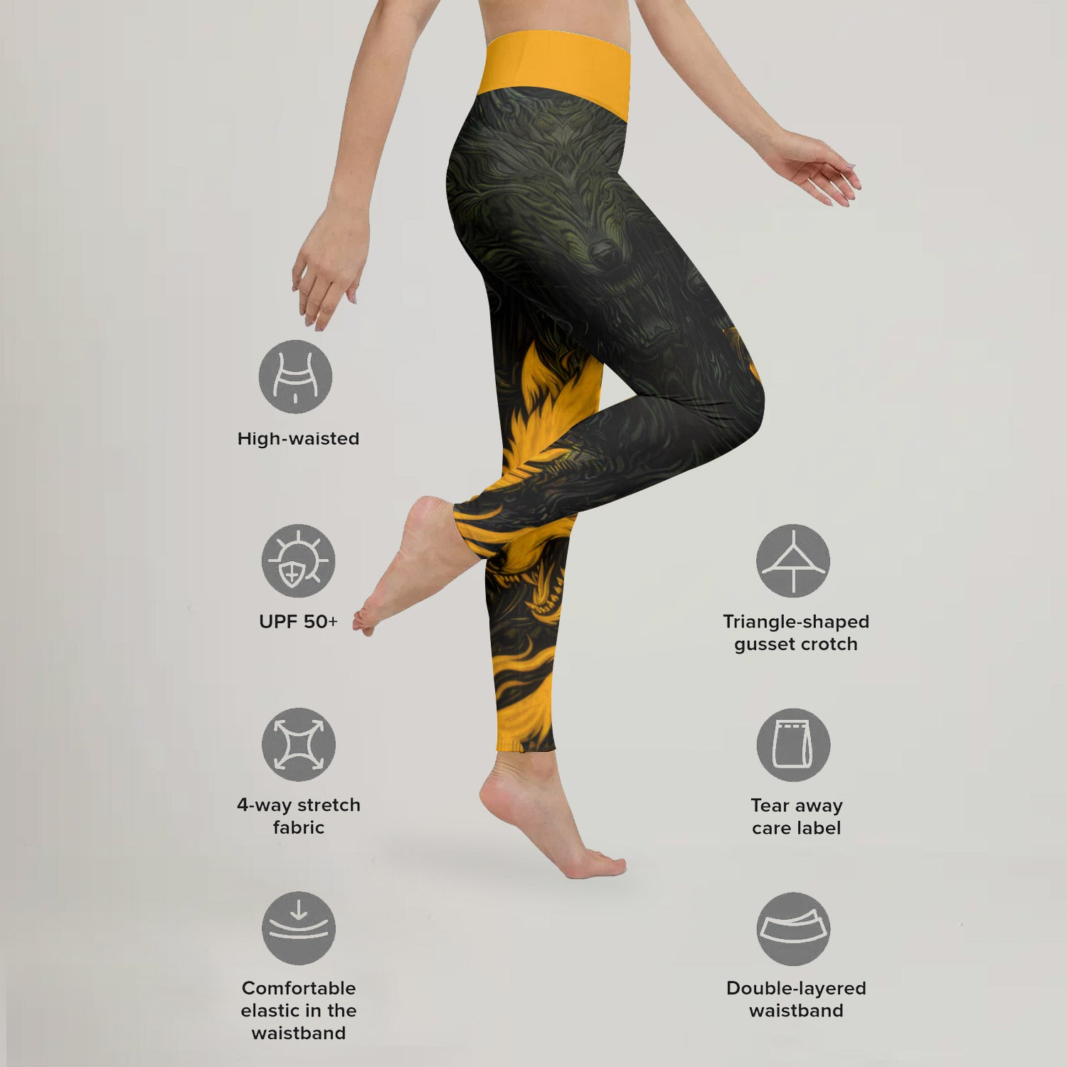 Fire Wolf Leggings