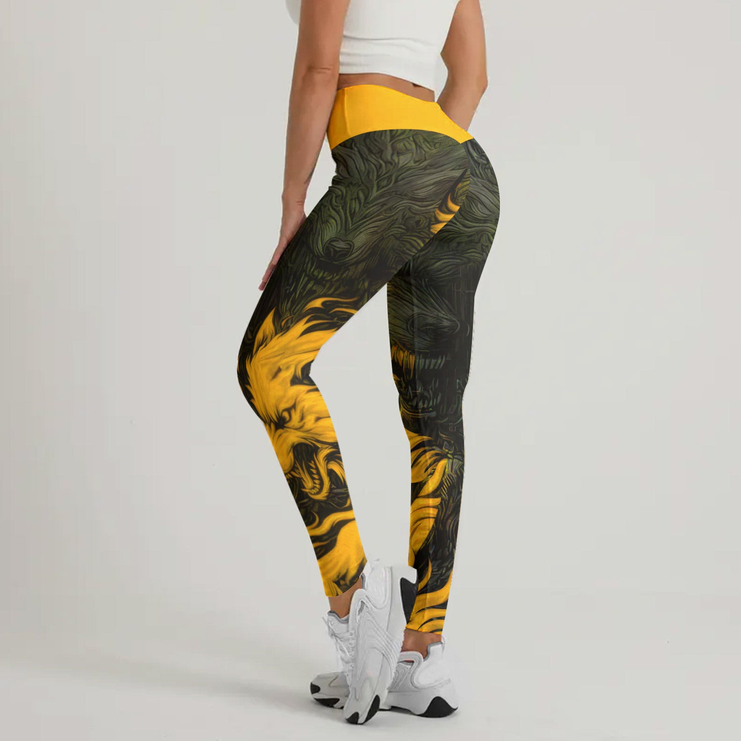 Fire Wolf Leggings