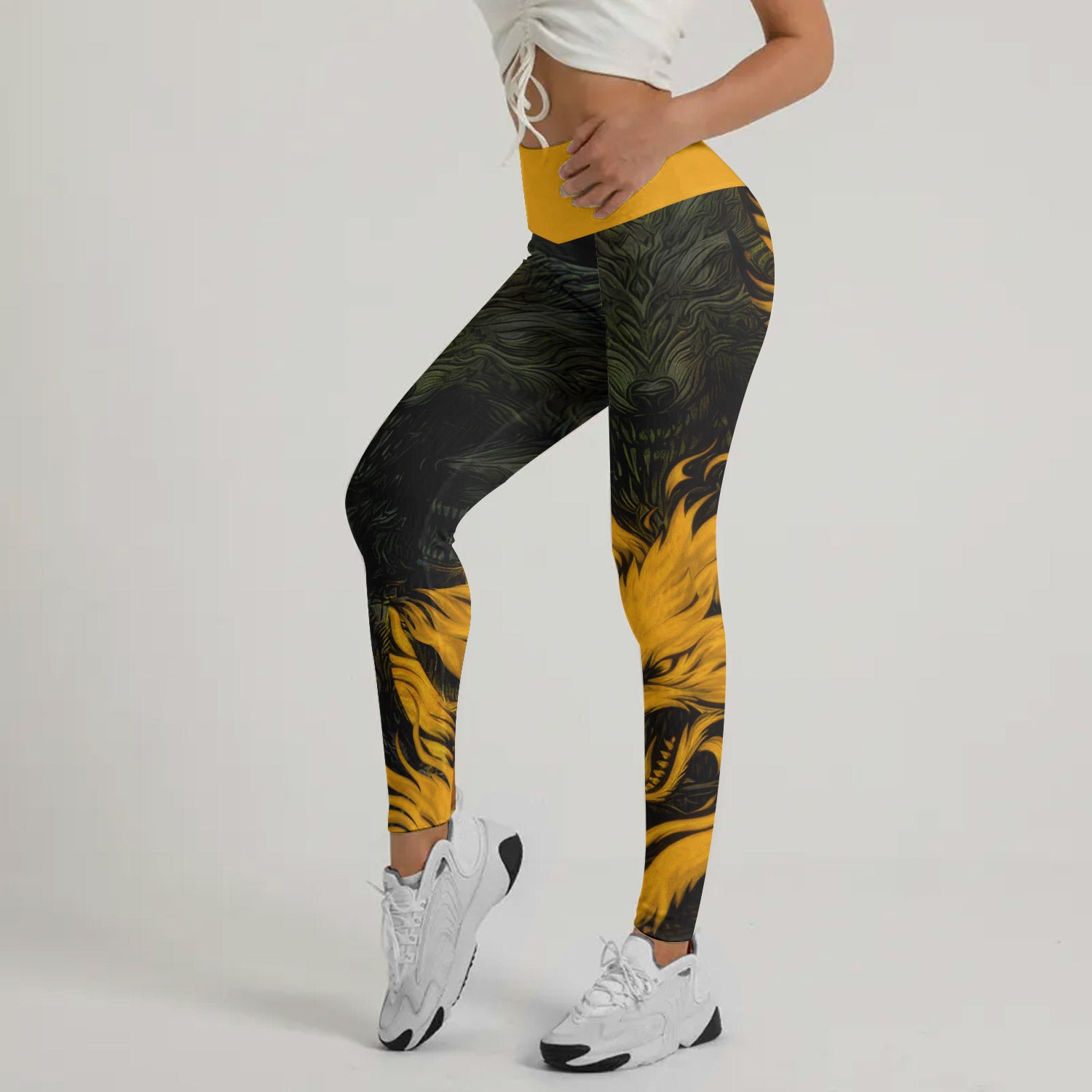 Fire Wolf Leggings