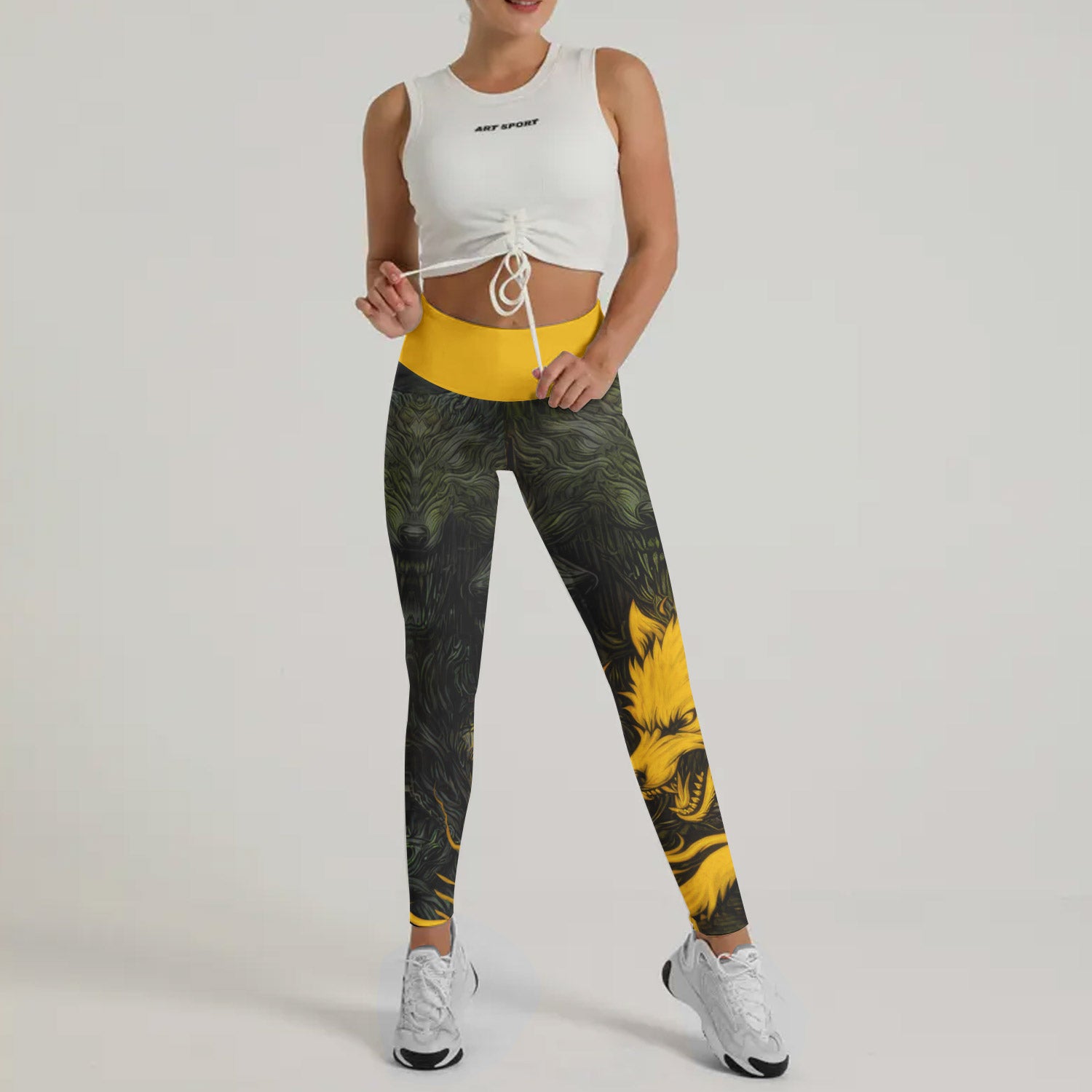 Fire Wolf Leggings
