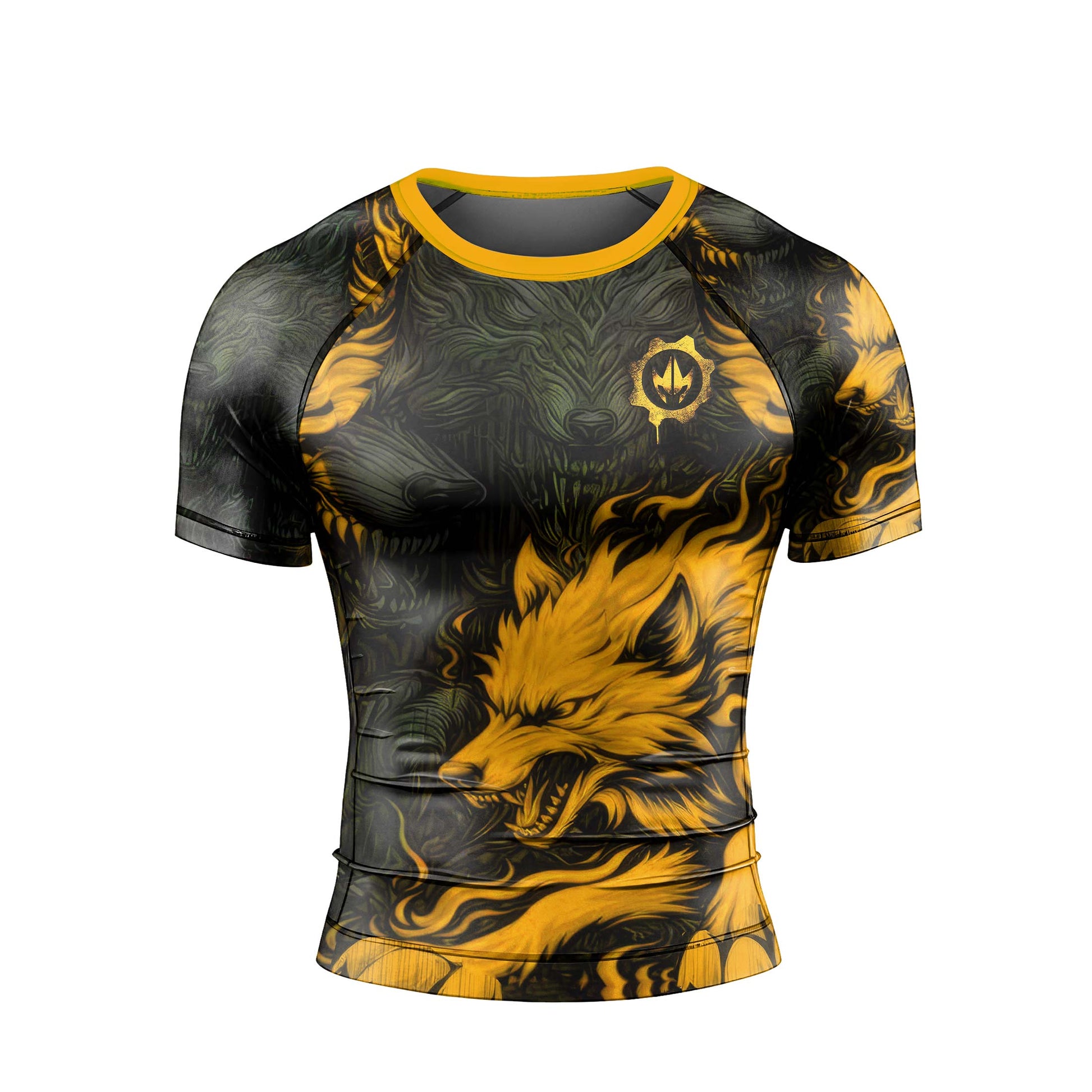 Fire Wolf Men's Short Sleeve Rash Guard