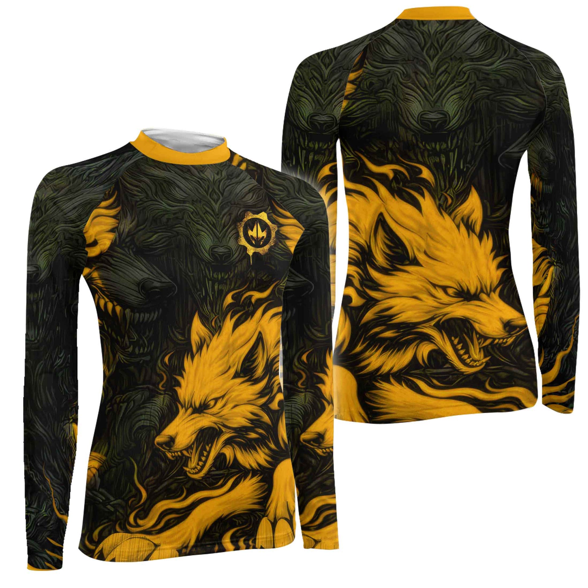 Fire Wolf Women's Long Sleeve Rash Guard