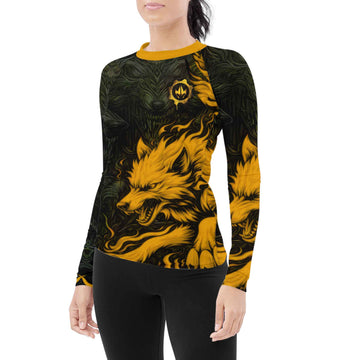 Fire Wolf Women's Long Sleeve Rash Guard