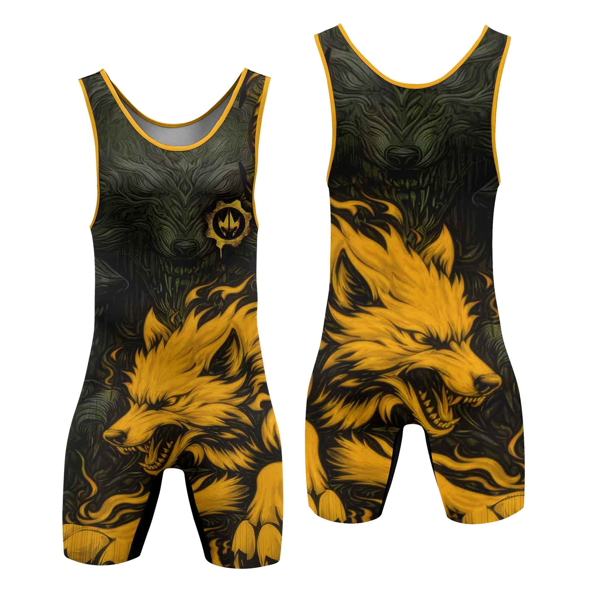Fire Wolf Wrestling Singlets