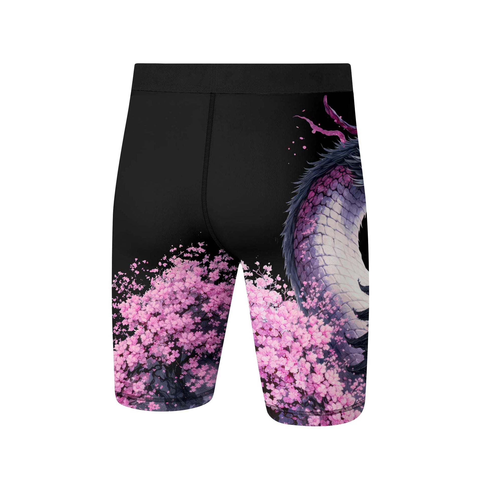 Flower Dragon Compression Shorts