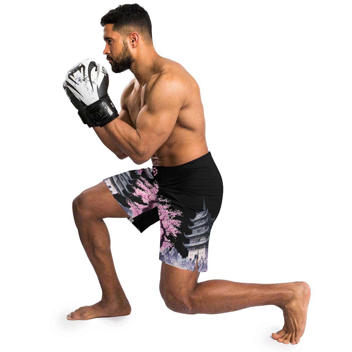 Flower Dragon Fight Shorts