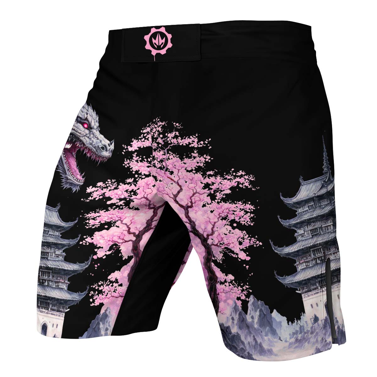 Flower Dragon Fight Shorts