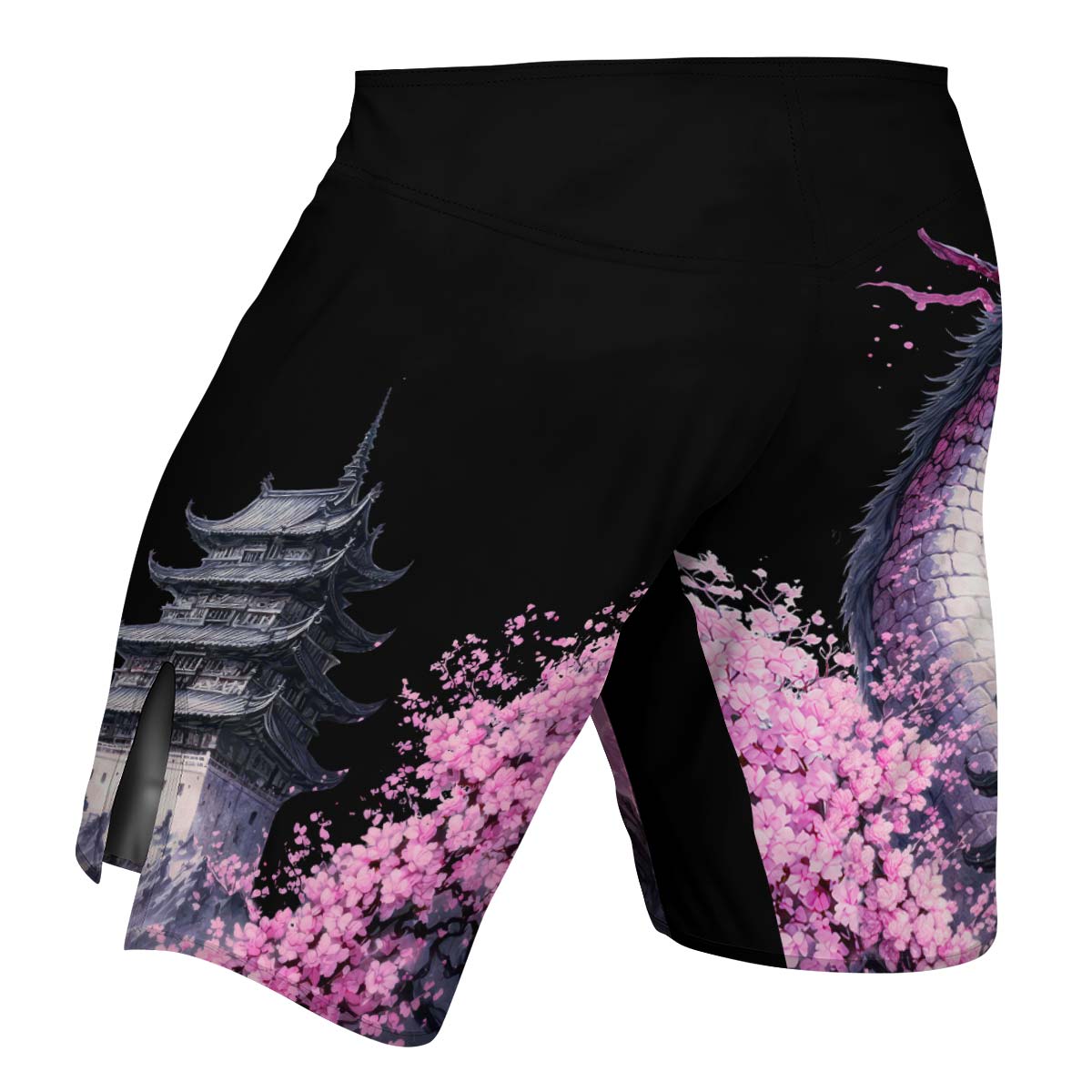 Flower Dragon Fight Shorts