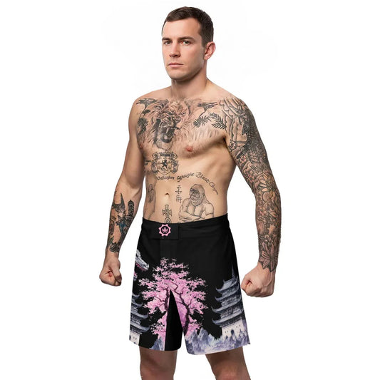 Flower Dragon Fight Shorts