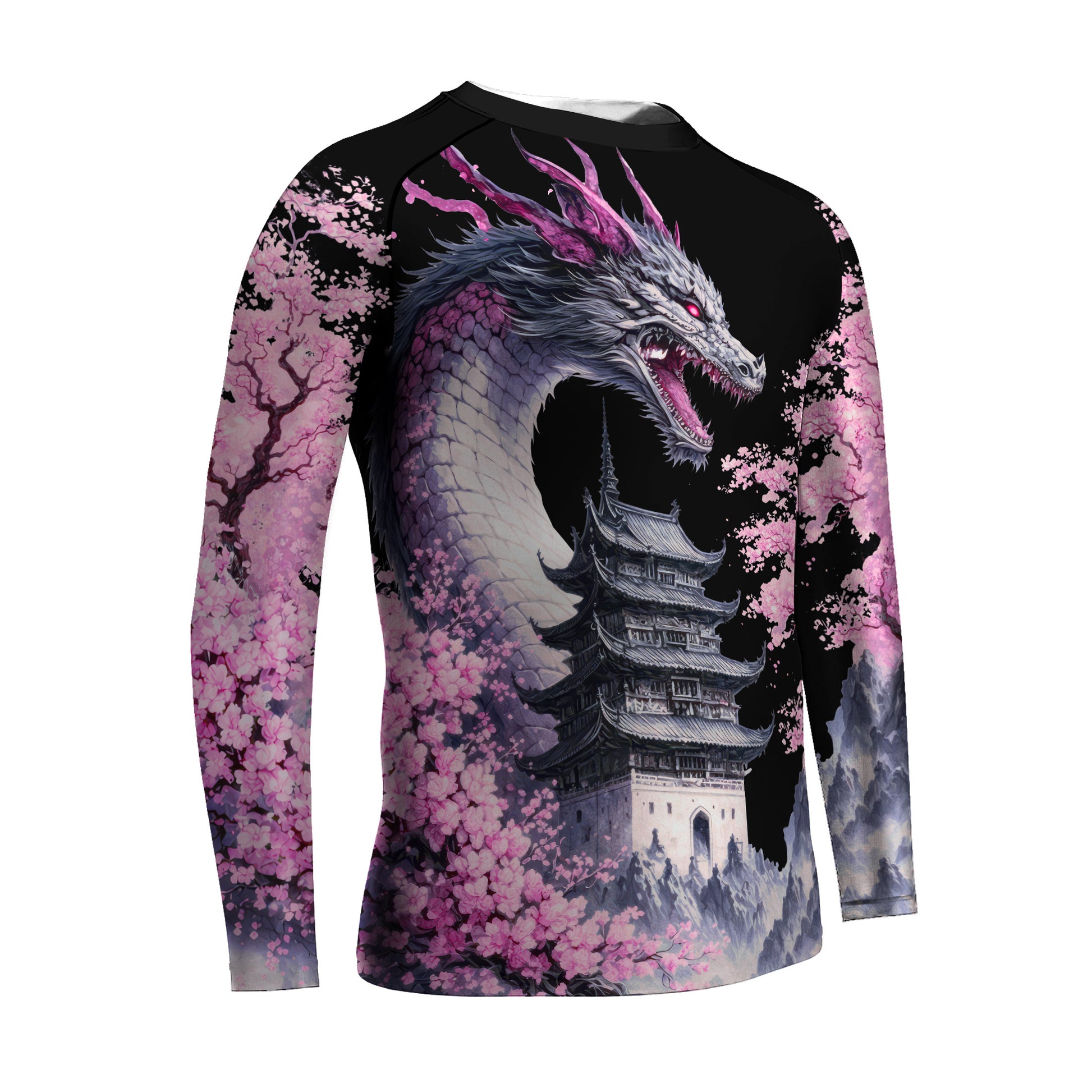 Flower Dragon Kids Rash Guard