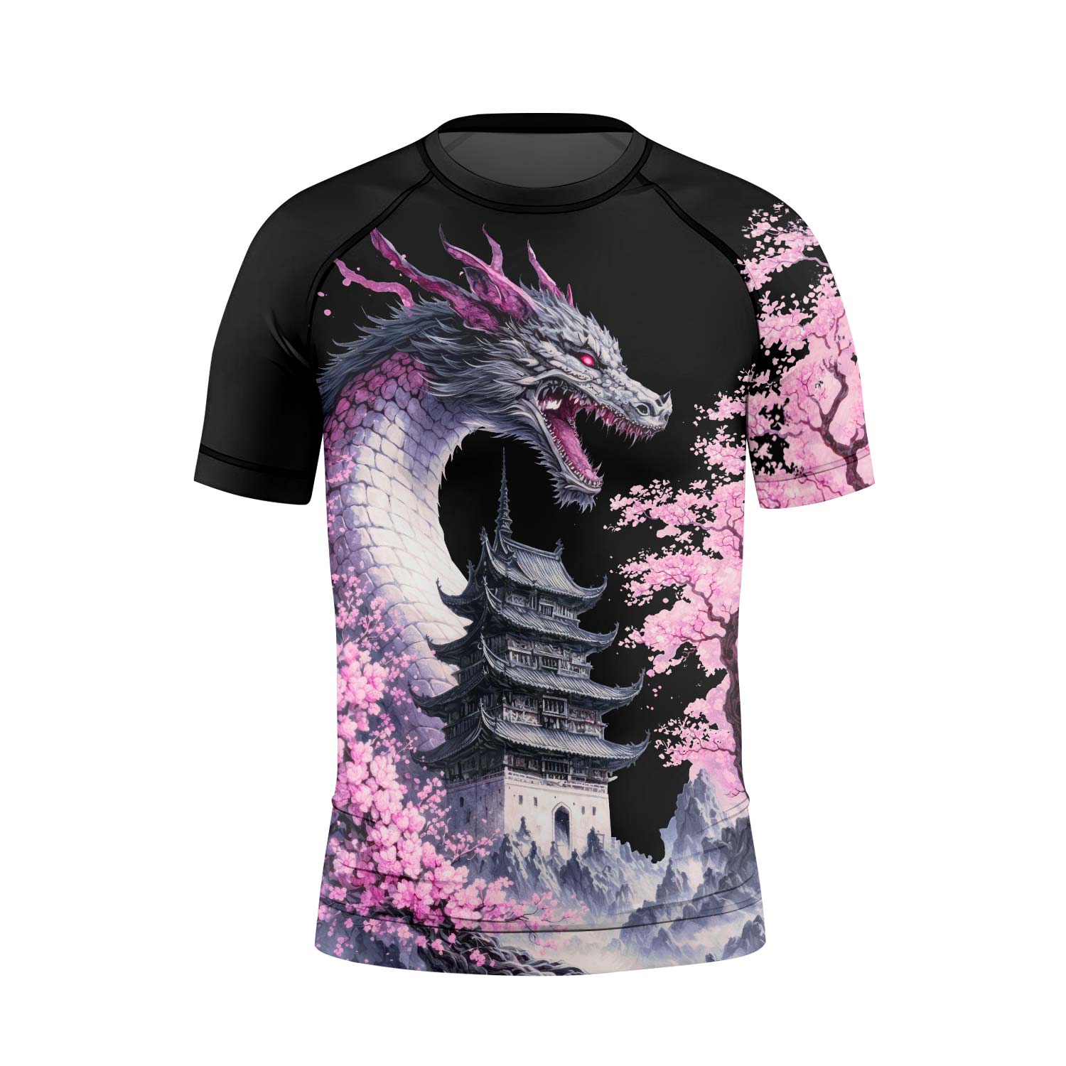 Flower Dragon Kids Rash Guard