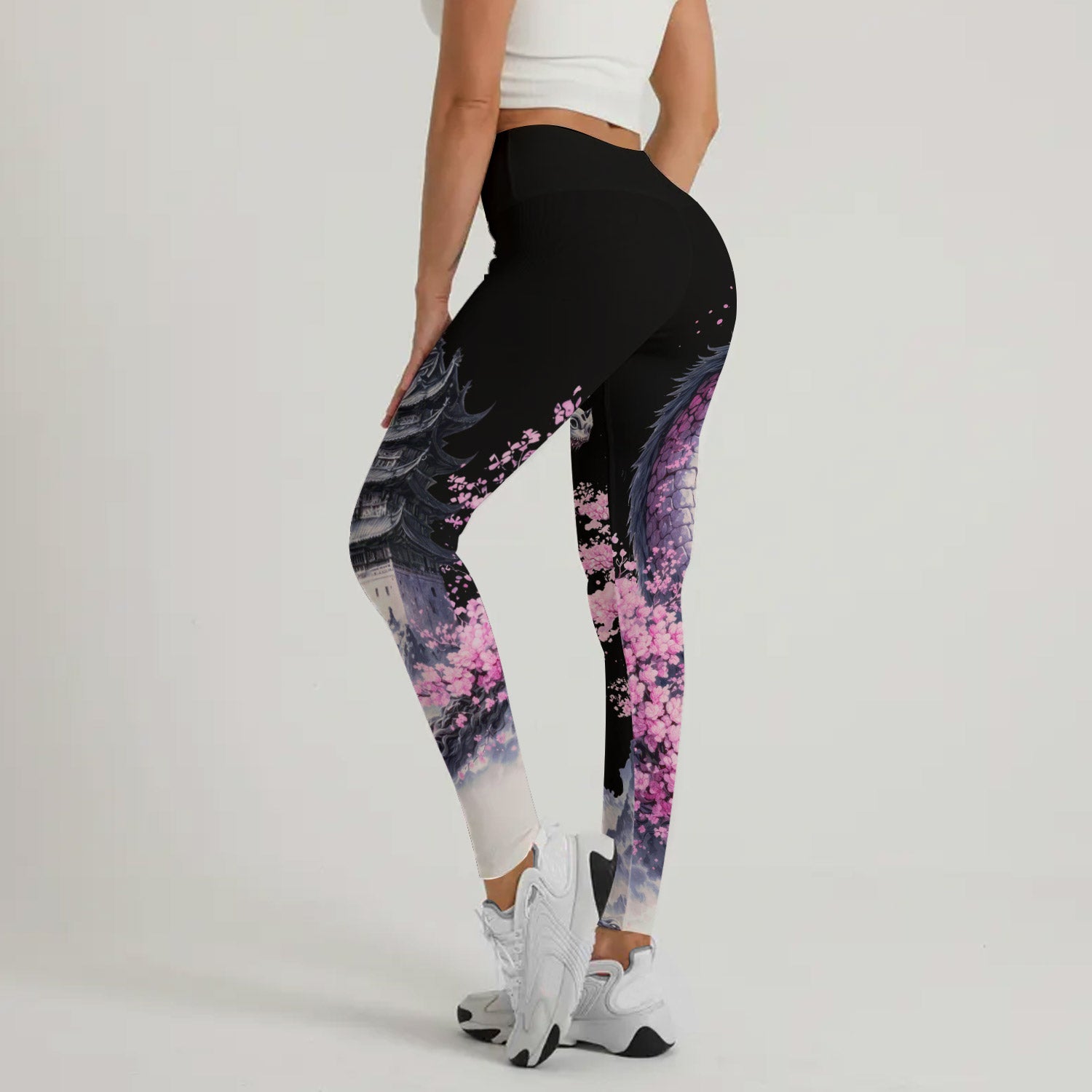 Flower Dragon Leggings