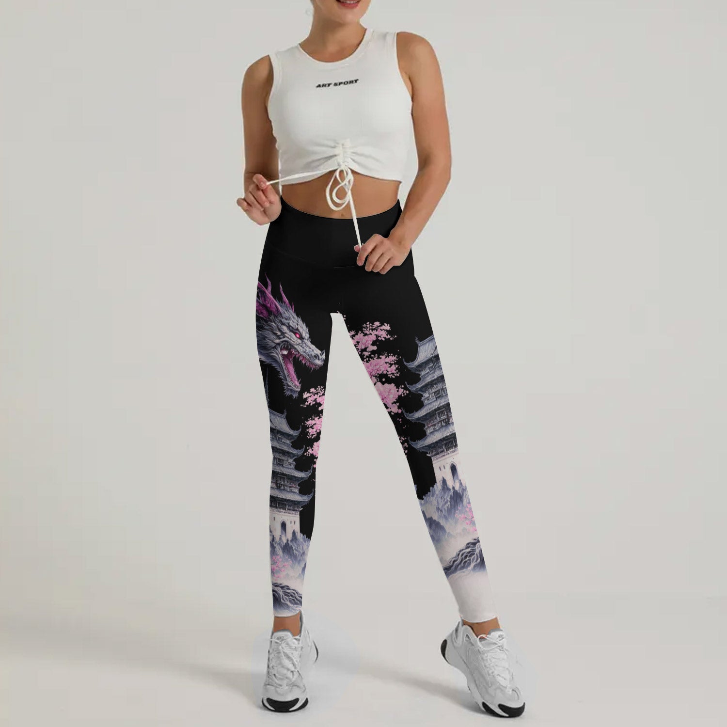 Flower Dragon Leggings