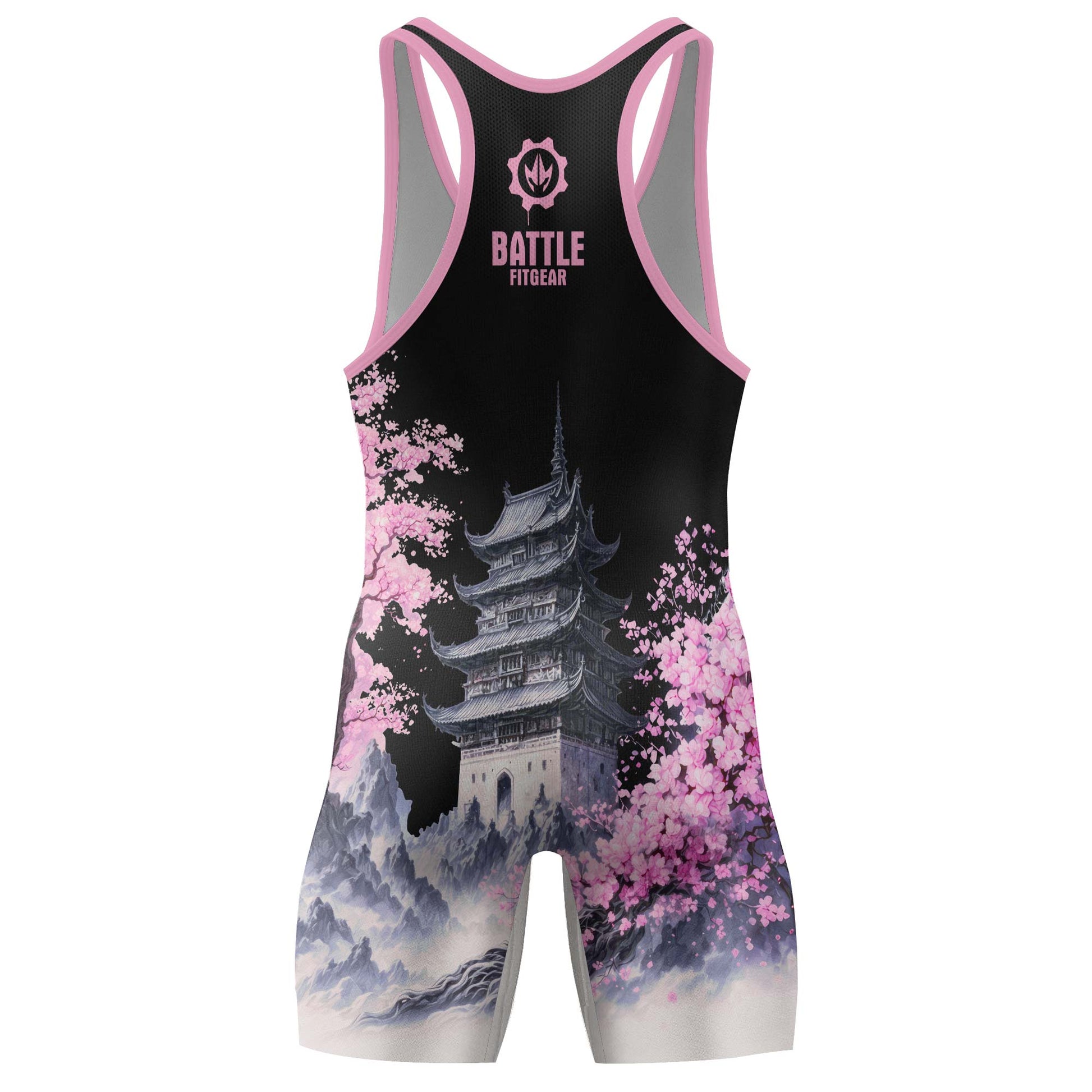 Flower Dragon Wrestling Singlets