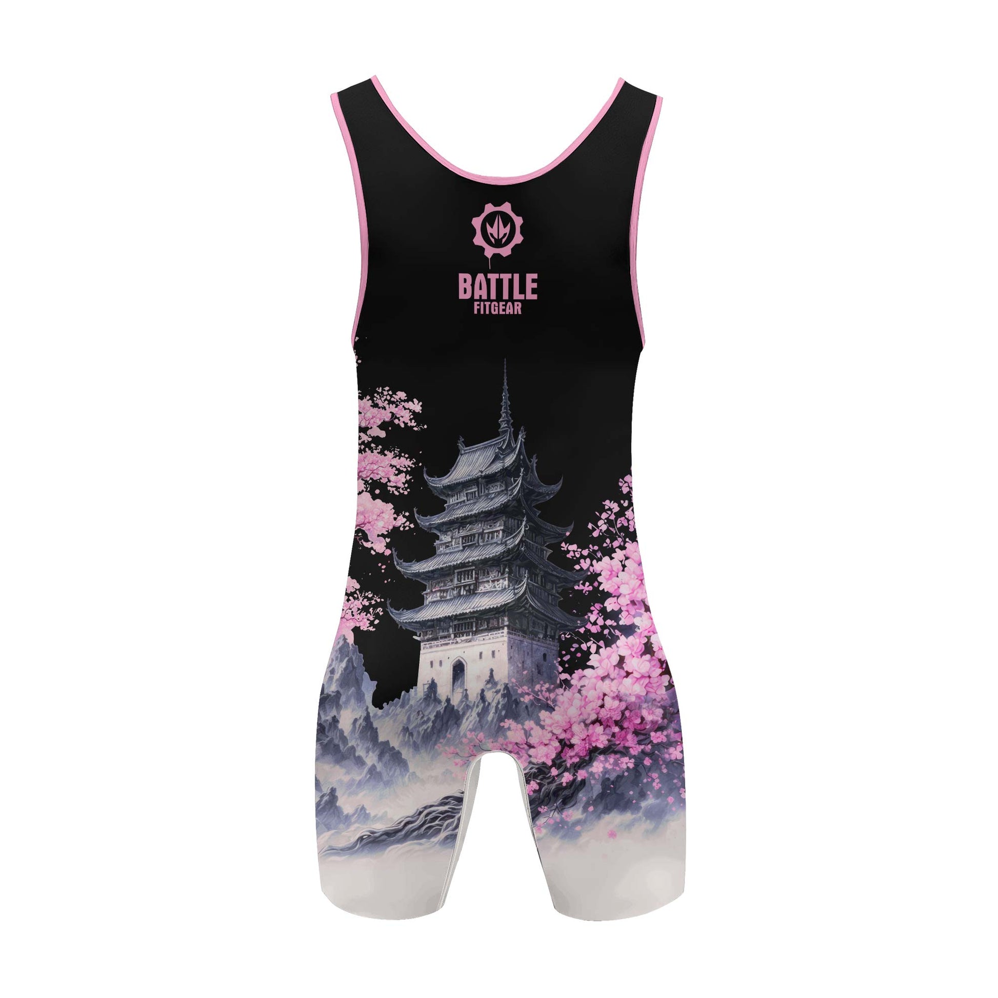 Flower Dragon Wrestling Singlets
