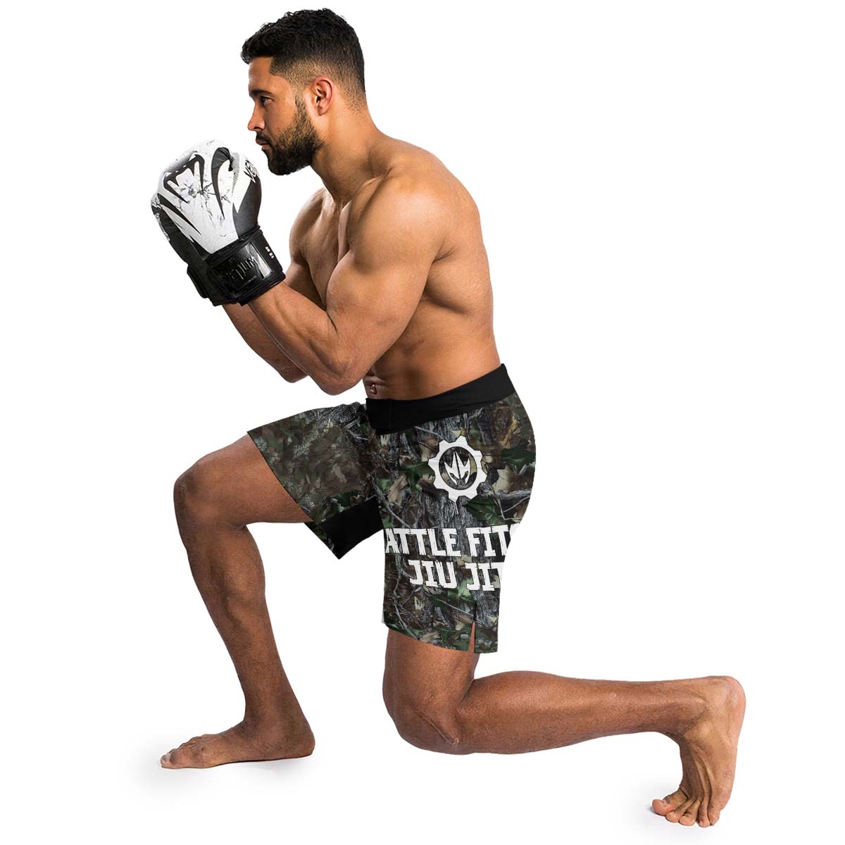 Forest Camouflage Jiu Jitsu Fight Shorts