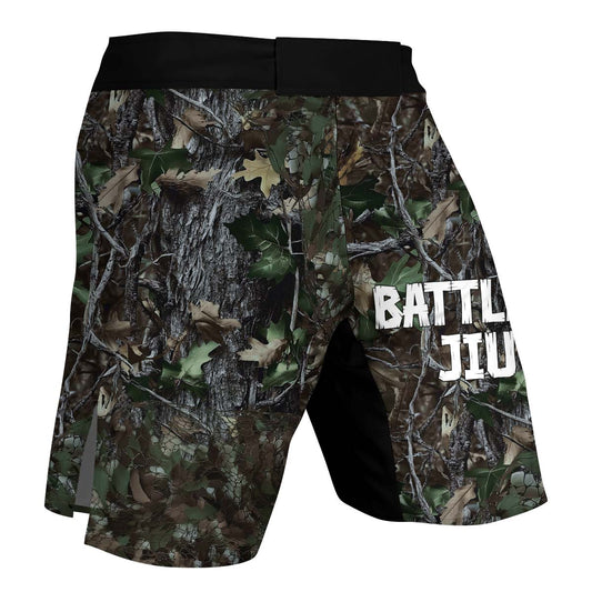 Forest Camouflage Jiu Jitsu Fight Shorts