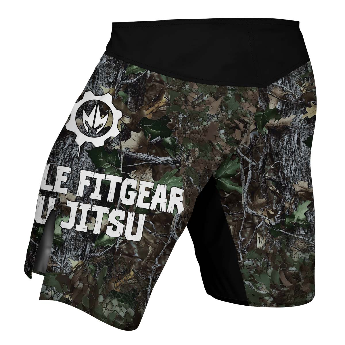 Forest Camouflage Jiu Jitsu Fight Shorts