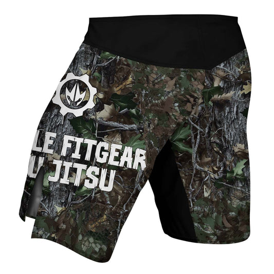 Forest Camouflage Jiu Jitsu Fight Shorts