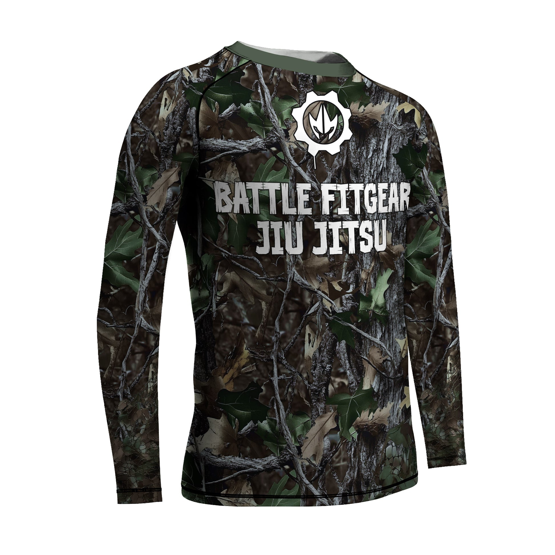 Forest Camouflage Jiu Jitsu Kids Rash Guard