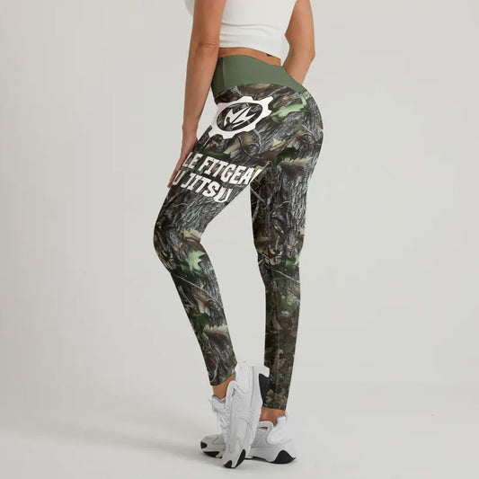 Forest Camouflage Jiu Jitsu Leggings