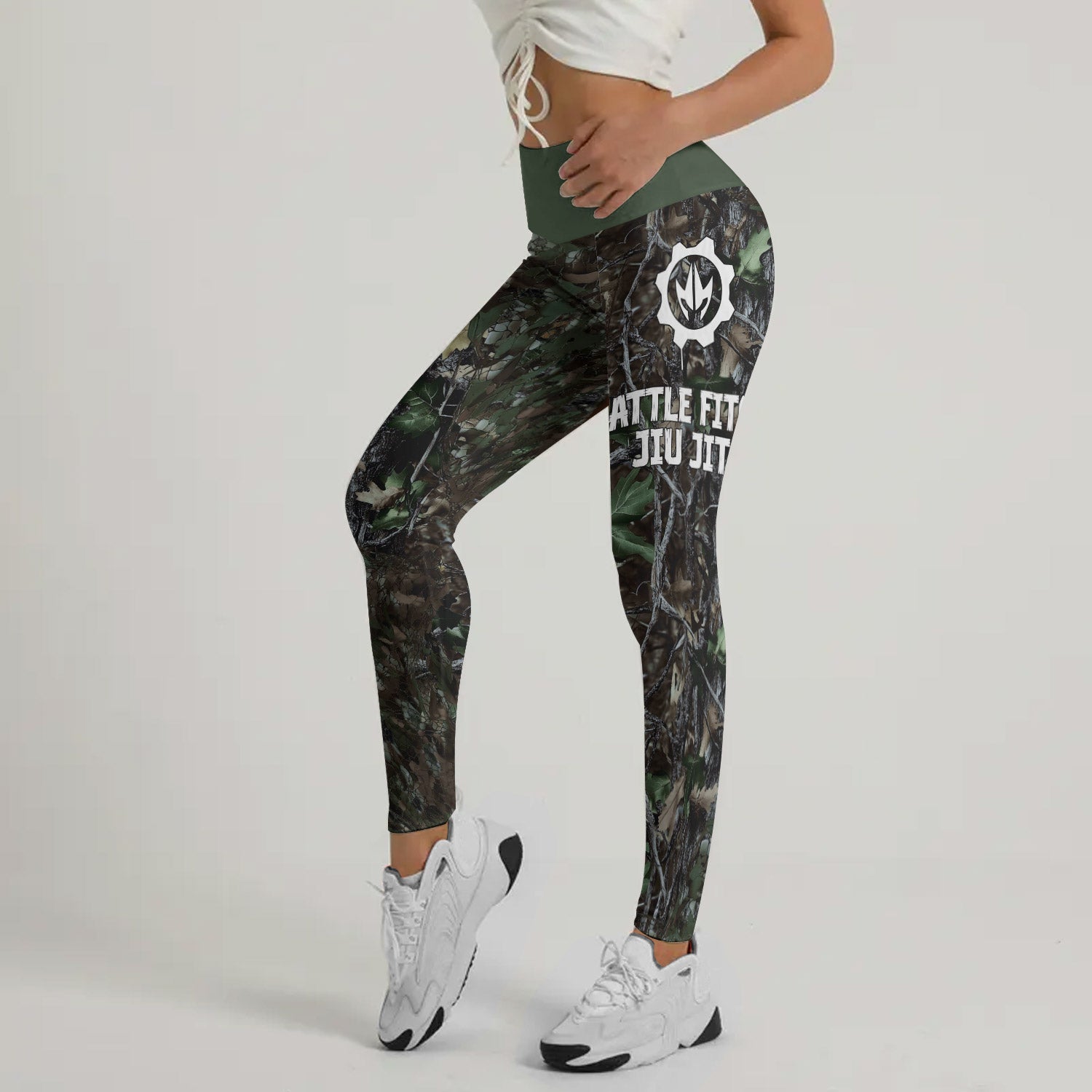Forest Camouflage Jiu Jitsu Leggings