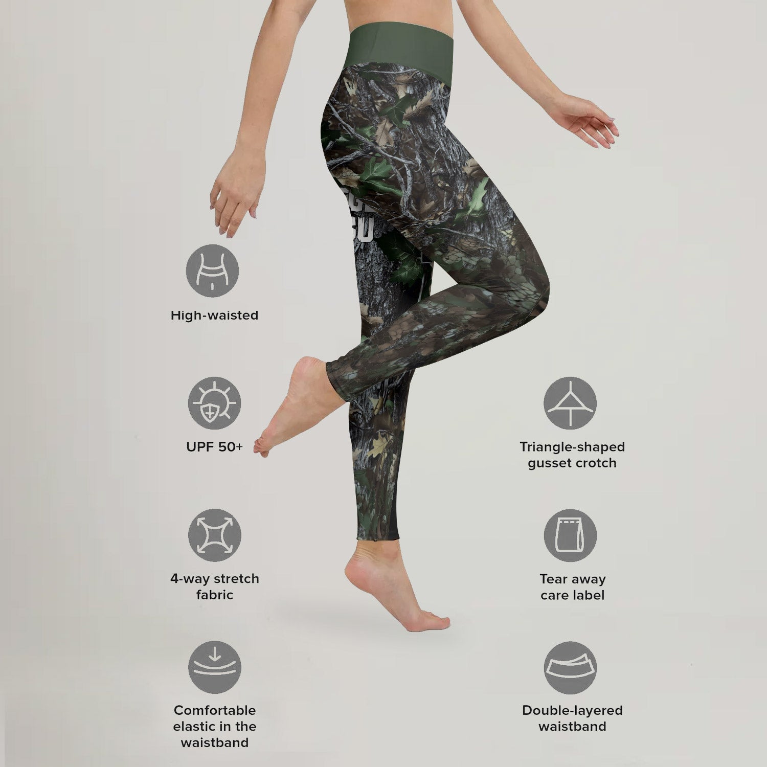 Forest Camouflage Jiu Jitsu Leggings