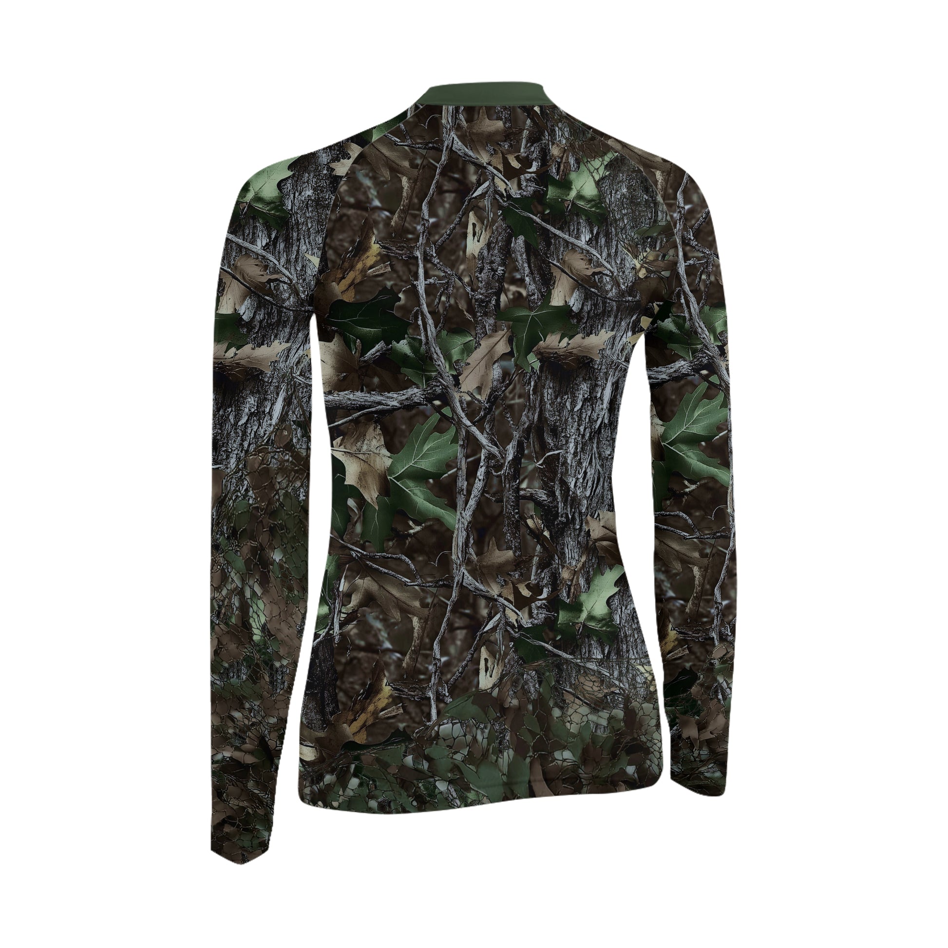 Forest Camouflage Jiu Jitsu Women's Long Sleeve Rash Guard