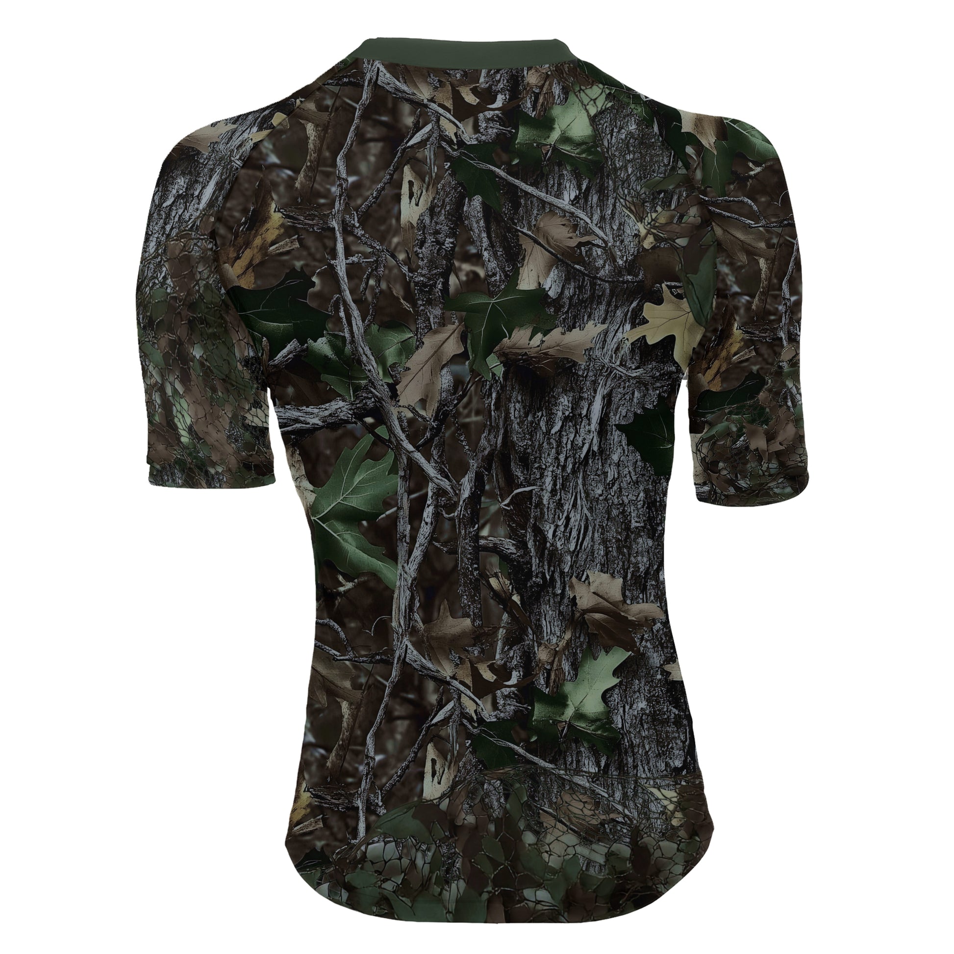 Forest Camouflage Jiu Jitsu Women's Short Sleeve Rash Guard