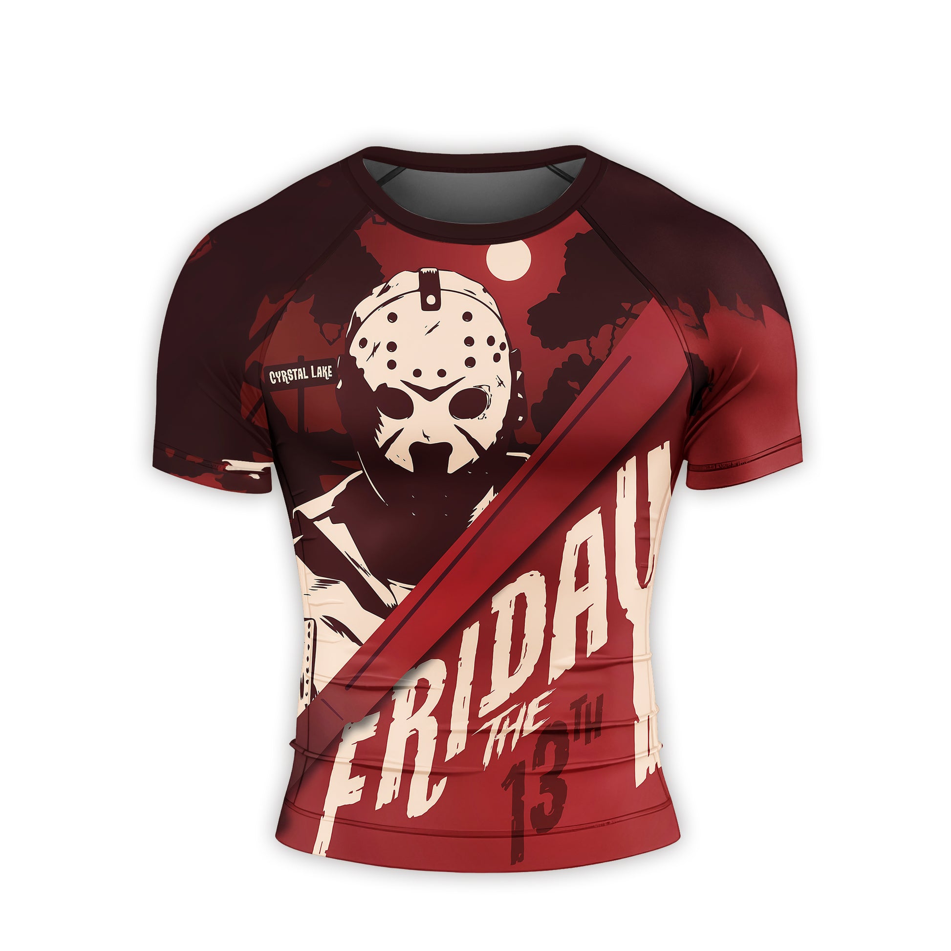 Friday the 13th Men's Short Sleeve Rash Guard