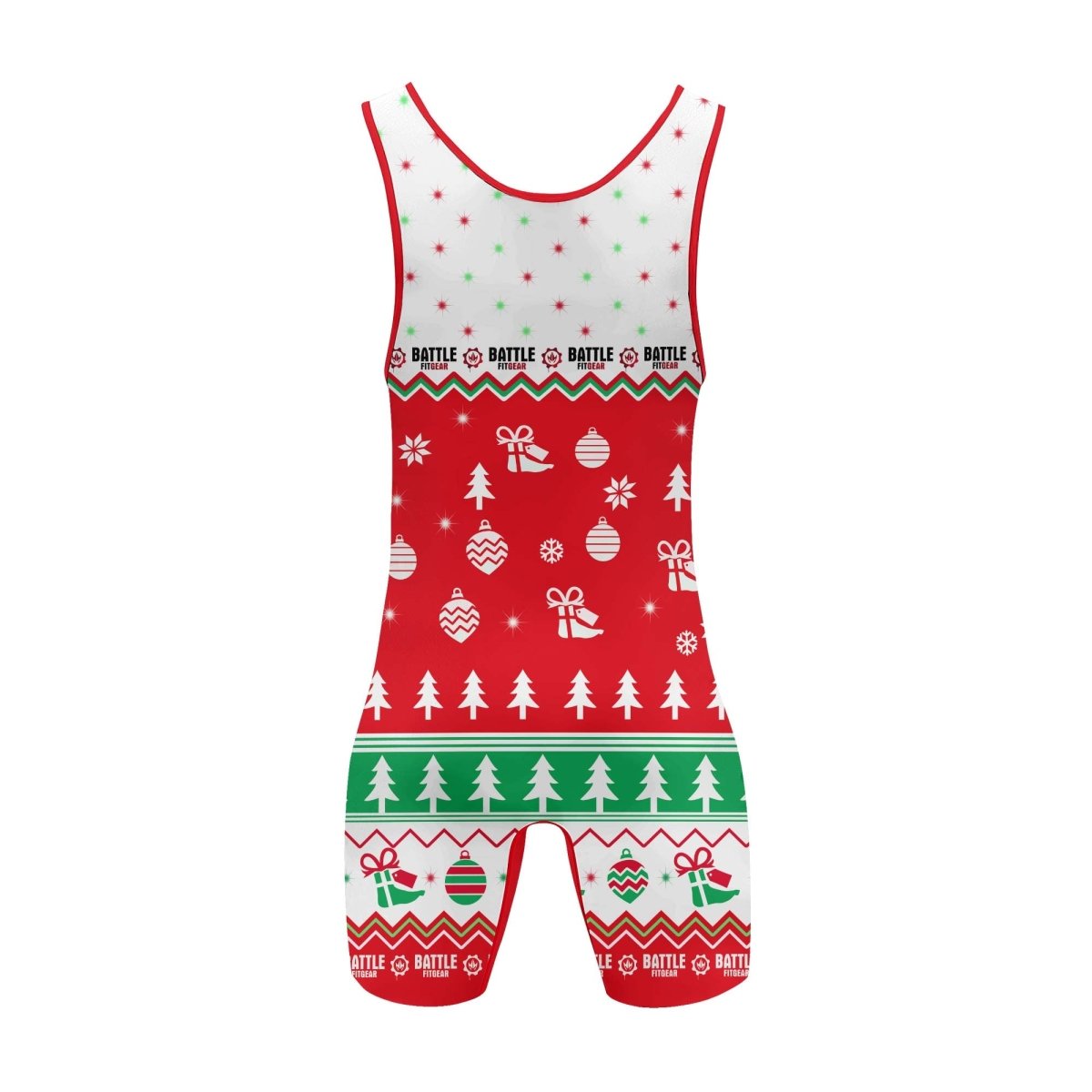 Funny Santa Grinch Wrestling Singlets - BattleFitGear