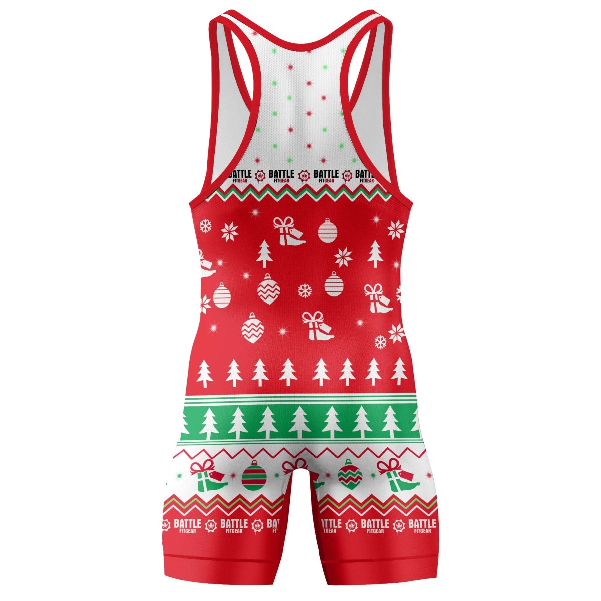 Funny Santa Grinch Wrestling Singlets - BattleFitGear