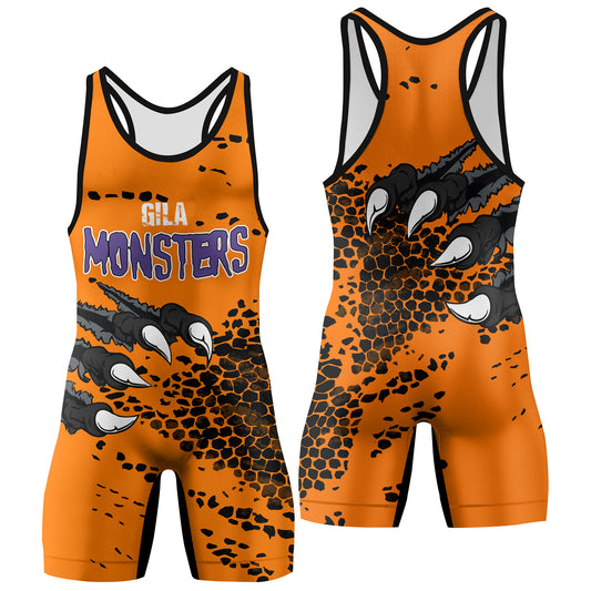 Custom Gila Monster Wrestling Singlets