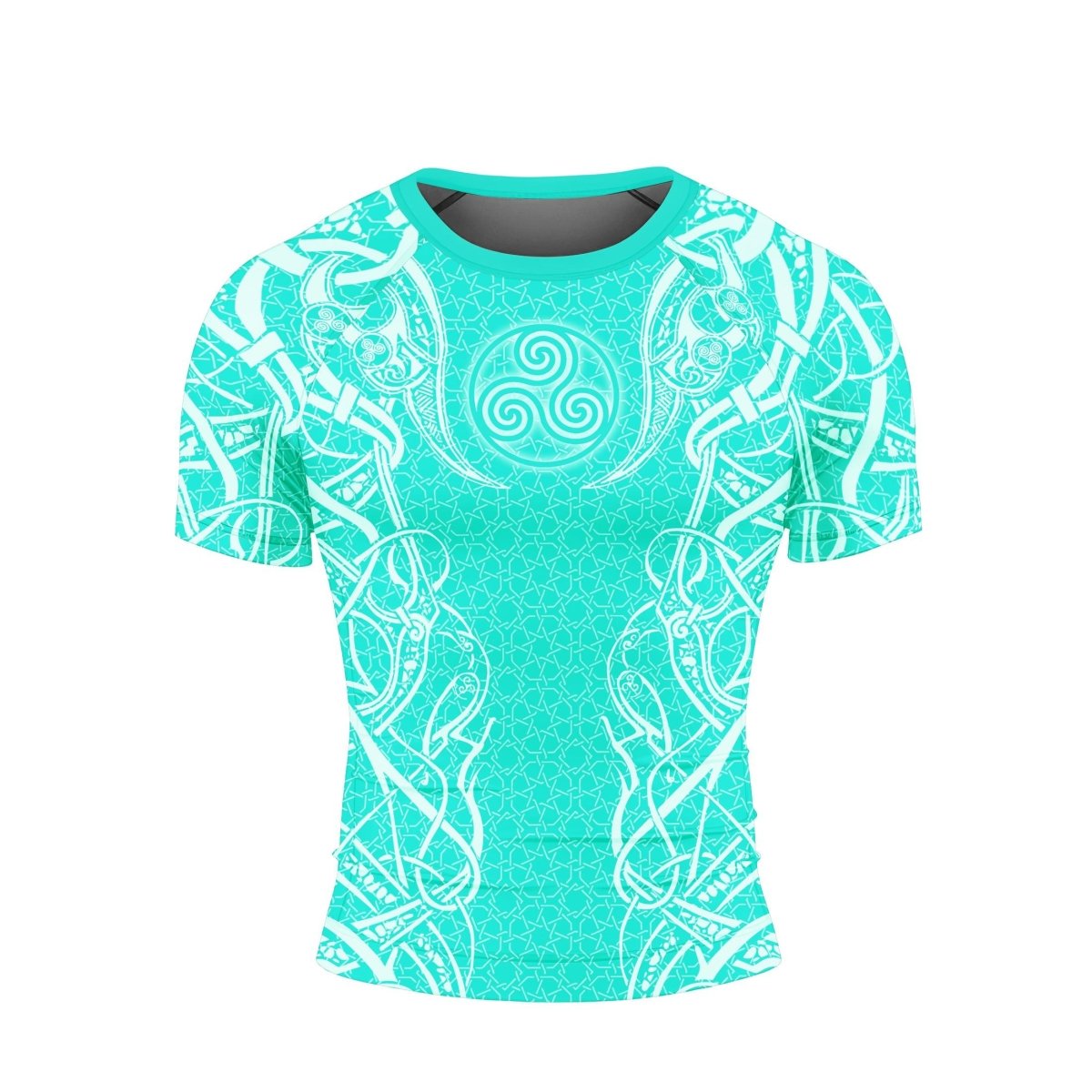 Fenrir Mount Of Odin Short Sleeve Rash Guard - BattleFitGear