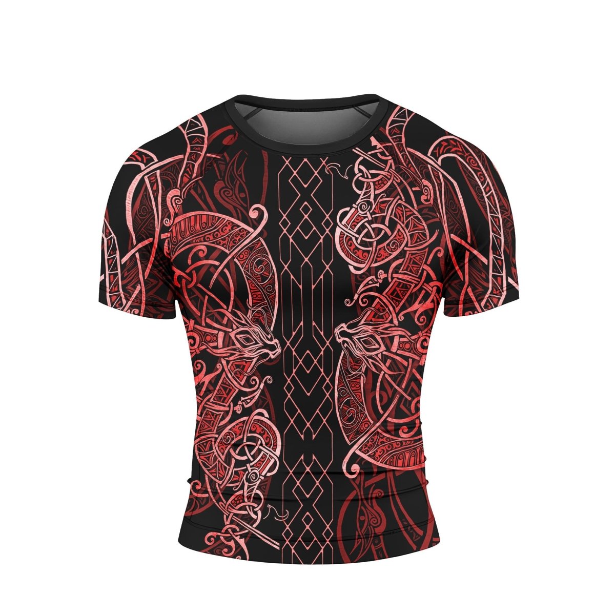 Viking Dragon Short Sleeve Rash Guard - BattleFitGear