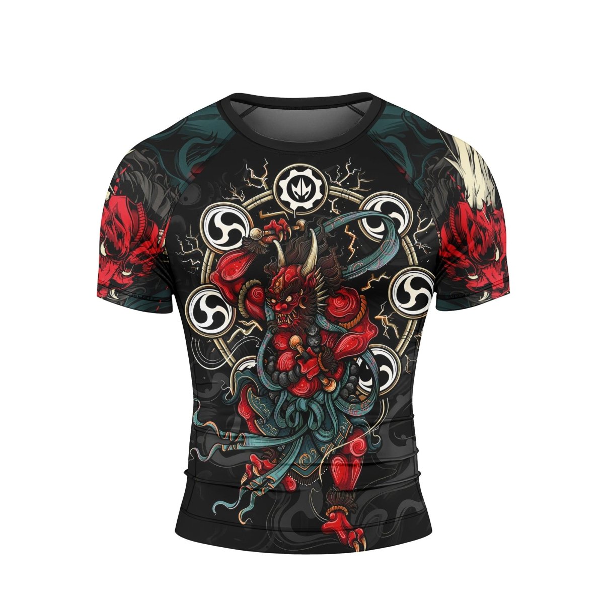 Raijin God Short Sleeve Rash Guard - BattleFitGear