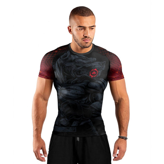 Pitbull Men's Short Sleeve Rash Guard - BattleFitGear