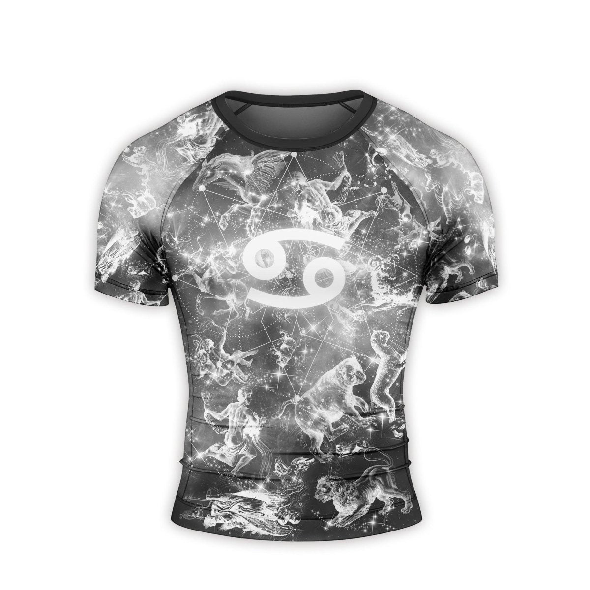 Personalized Zodiac Cancer Short Sleeve Rash Guard - BattleFitGear