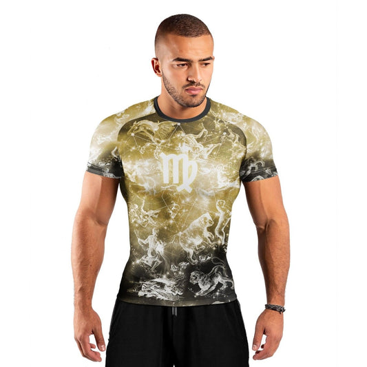 Personalized Zodiac Virgo Short Sleeve Rash Guard - BattleFitGear