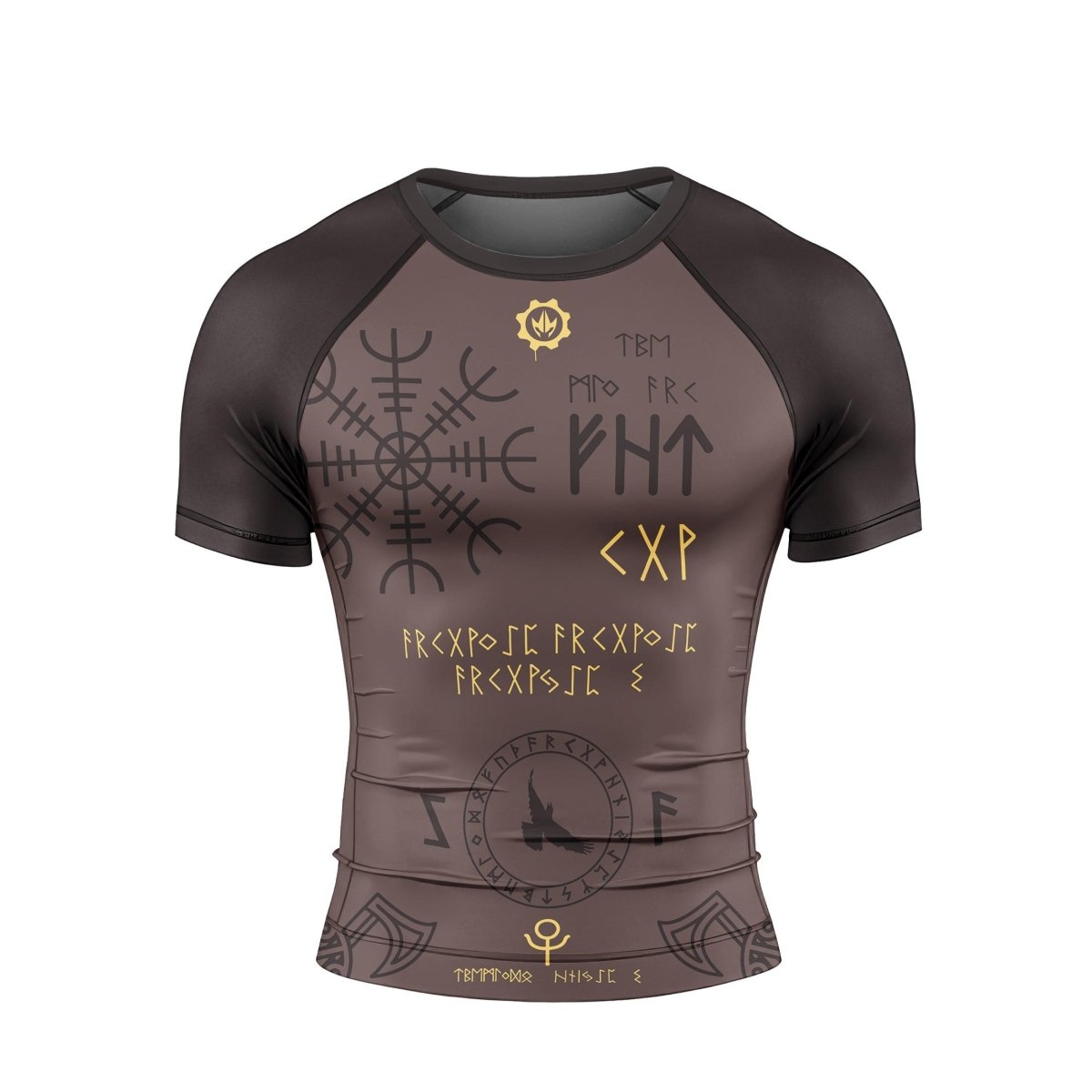 Viking Valhalla Rune Short Sleeve Rash Guard - BattleFitGear