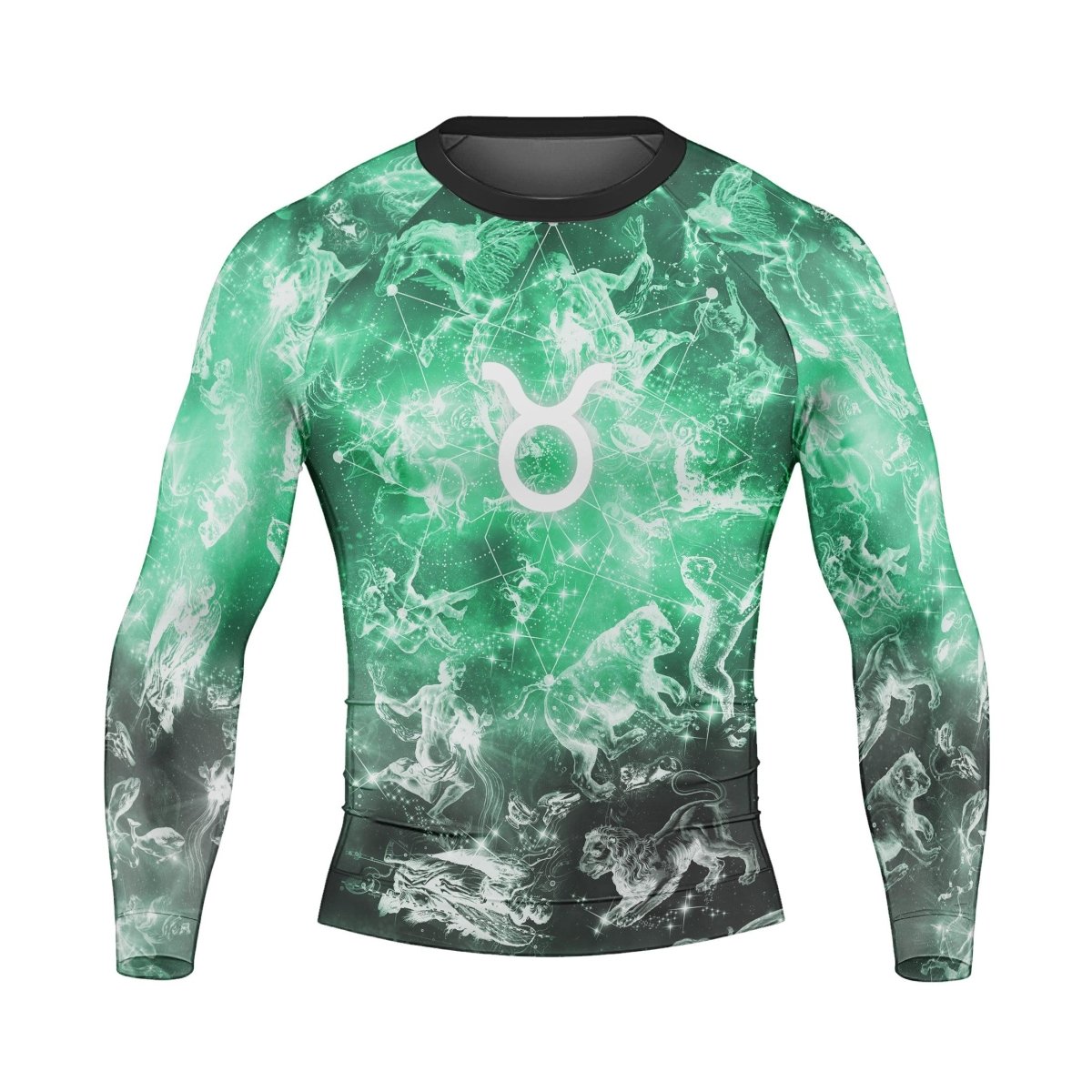 Personalized Zodiac Taurus Long Sleeve Rash Guard - BattleFitGear