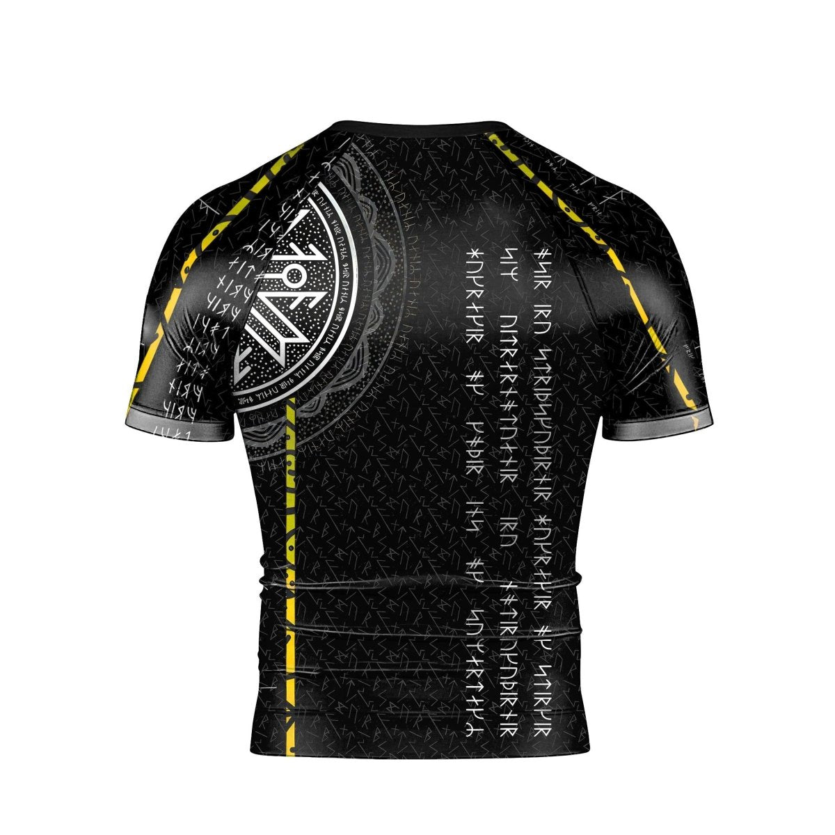 Viking Norse Rune Men's Short Sleeve Rash Guard - BattleFitGear