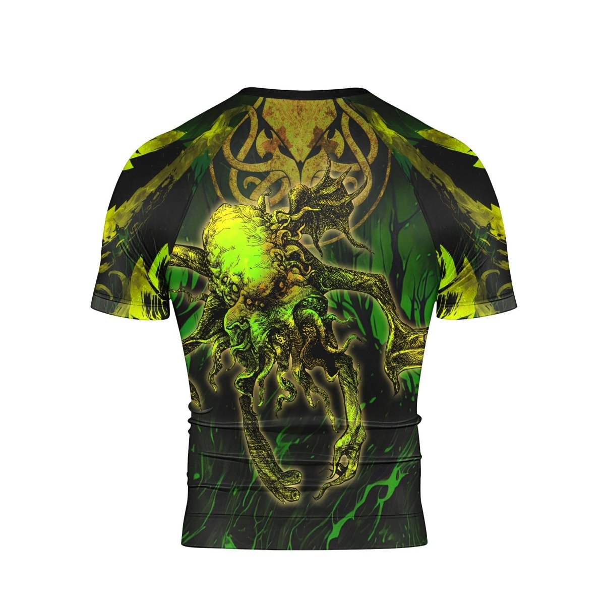 Hungry Of Cthulhu Short Sleeve Rash Guard - BattleFitGear