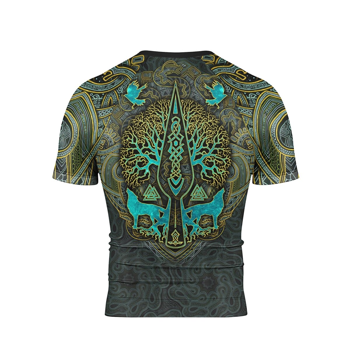 Viking Wildlife Natural Short Sleeve Rash Guard - BattleFitGear