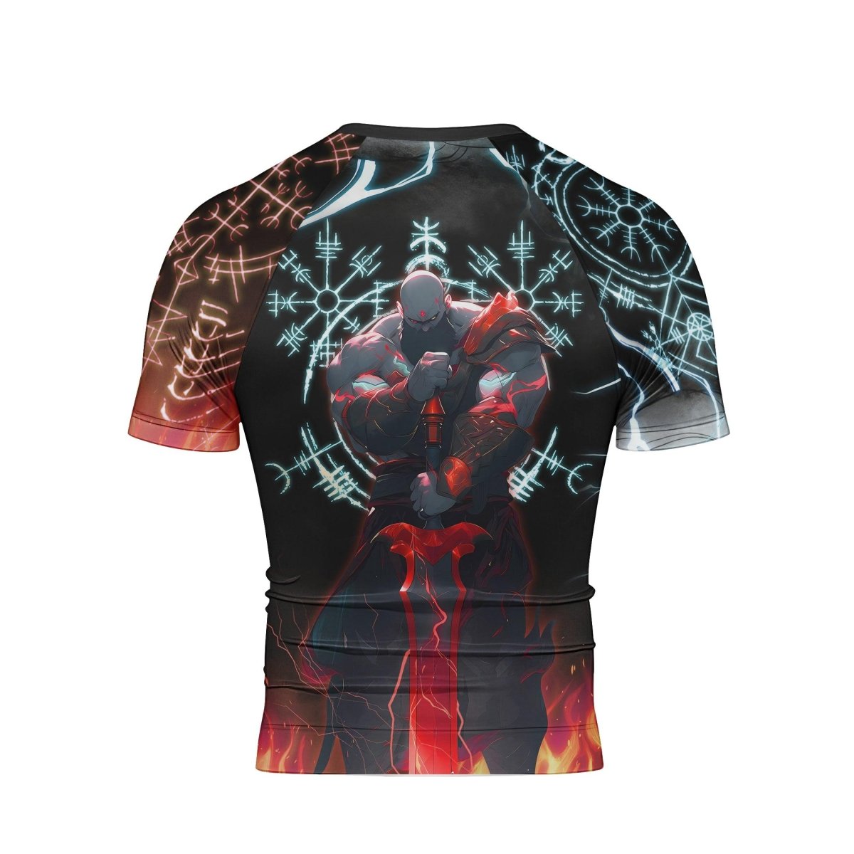 God Of War Short Sleeve Rash Guard - BattleFitGear